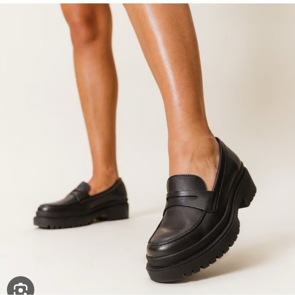 Portland Leather Goods Zoe chunky loafer.